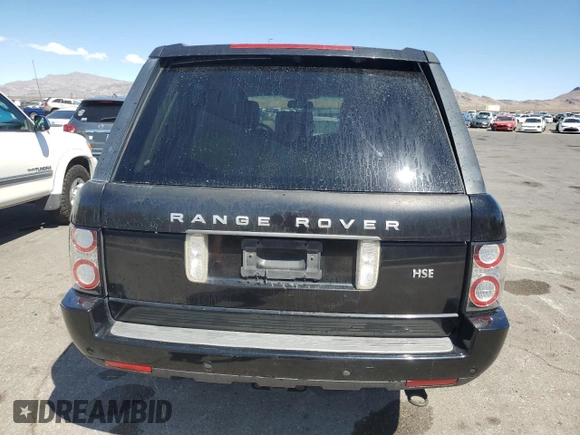 2010 Land Rover Range Rover HSE with VIN SALME1D44AA308749, listed as a Copart auction lot 54626605 with Not provided miles and Clean title. Bid and sale history available at DreamBid. Image 7.