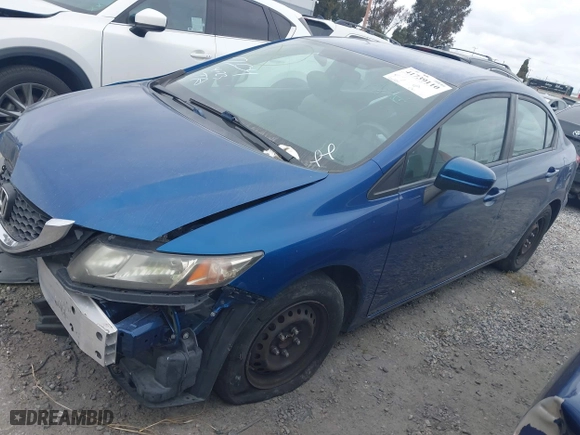 2015 Honda Civic Sedan LX with VIN 19XFB2F5XFE220989, listed as a IAAI auction lot 41739110 with 116,406 mi miles. Bid and sale history available at carsss.com. Image 23.
