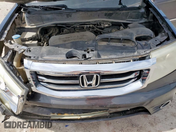 2013 Honda Pilot Touring with VIN 5FNYF3H90DB030323, listed as a Copart auction lot 57914985 with 226,792 mi miles and Salvage title. Bid and sale history available at DreamBid. Image 12.