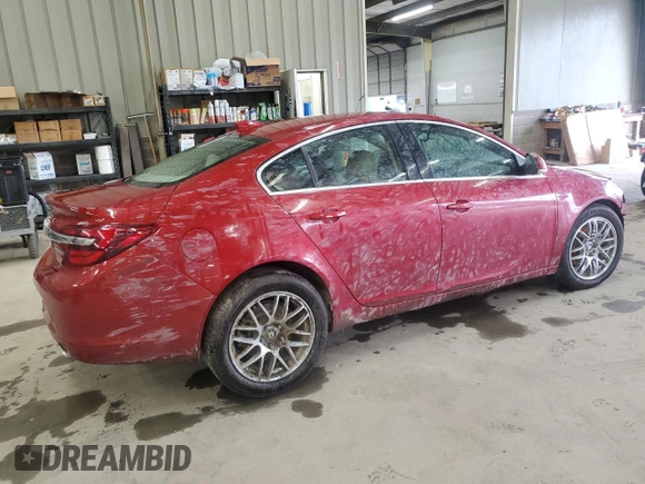 2015 Buick Regal with VIN 2G4GK5EX5F9184082, listed as a Copart auction lot 62388955 with 136,954 mi miles and Salvage title. Bid and sale history available at DreamBid. Image 3.