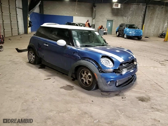 2012 MINI Cooper Hardtop with VIN WMWSU3C52CT369853, listed as a Copart auction lot 46457225 with 0 mi miles and Salvage Title. Bid and sale history available at carsss.com. Image 14.