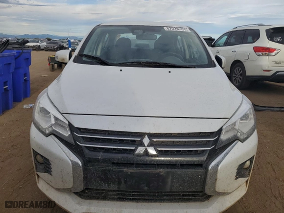 2022 Mitsubishi Mirage G4 SE with VIN ML32FVFJ0NHF04566, listed as a Copart auction lot 67028304 with 40,328 mi miles and Clean Title. Bid and sale history available at carsss.com. Image 5.