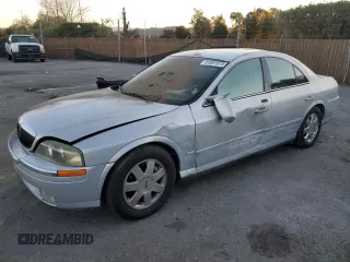 2002 Lincoln LS w/Base Pkg with VIN 1LNHM87A92Y620057, listed as a Copart auction lot 41881075 with 179,859 mi miles and Salvage Title. Bid and sale history available at carsss.com. Image 1.