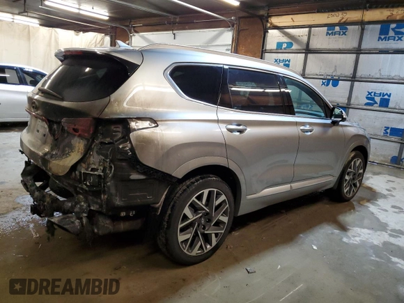 2022 Hyundai Santa Fe Calligraphy with VIN 5NMS54AL0NH436655, listed as a Copart auction lot 37753213 with 8,958 mi miles and . Bid and sale history available at DreamBid. Image 3.