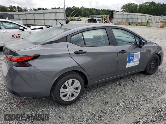 2023 Nissan Versa S with VIN 3N1CN8DV8PL824928, listed as a Copart auction lot 58486015 with Not provided miles and Salvage title. Bid and sale history available at DreamBid. Image 3.