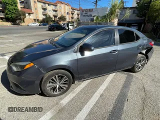 2016 Toyota Corolla L with VIN 5YFBURHE0GP567326, listed as a Copart auction lot 64524905 with 112,643 mi miles and Salvage title. Bid and sale history available at DreamBid. Image 1.