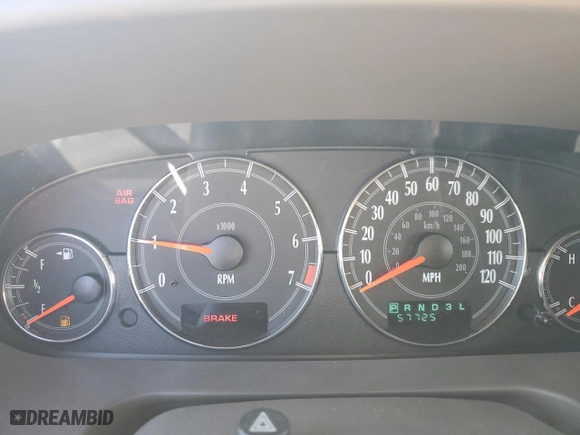 2002 Chrysler Sebring LXi with VIN 1C3EL55R62N327613, listed as a Copart auction lot 76669144 with 57,725 mi miles and Salvage Title. Bid and sale history available at carsss.com. Image 9.