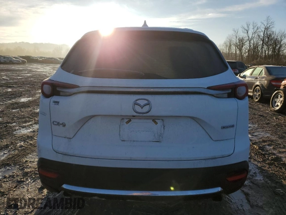 2020 Mazda CX-9 Grand Touring with VIN JM3TCADY3L0415139, listed as a Copart auction lot 43124995 with 0 mi miles and Salvage Title. Bid and sale history available at carsss.com. Image 6.