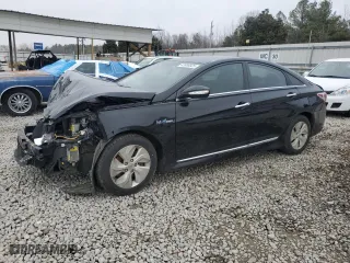 2013 Hyundai Sonata Hybrid with VIN KMHEC4A44DA050210, listed as a Copart auction lot 43959825 with 0 mi miles and Salvage Title. Bid and sale history available at carsss.com. Image 1.