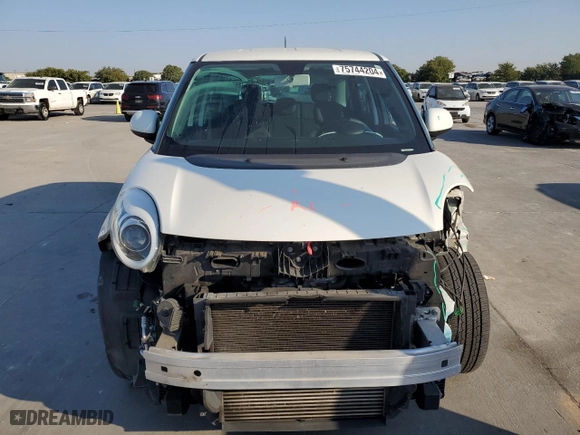 2019 FIAT 500L Pop with VIN ZFBNFAAH7KZ041838, listed as a Copart auction lot 75744204 with 64,624 mi miles and Salvage Title. Bid and sale history available at carsss.com. Image 5.