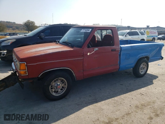 1989 Ford Ranger Splash with VIN 1FTCR10A2KUB58322, listed as a Copart auction lot 77710394 with 890,534 mi miles and Salvage Title. Bid and sale history available at DreamBid. Image 1.