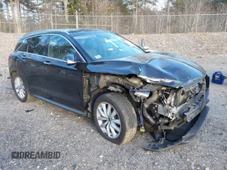 2019 Infiniti QX50 Luxe with VIN 3PCAJ5M34KF126269, listed as a IAAI auction lot 41278165 with 88,413 mi miles and . Bid and sale history available at DreamBid. Image 1.