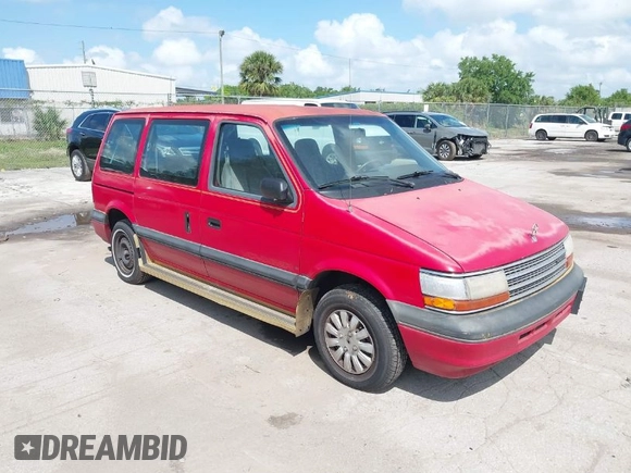 1994 Plymouth Voyager z VIN 2P4GH2535RR514642, wystawiony jako IAAI lot #41942481 z przebiegiem 212 881 mil mil oraz . Historia ofert i sprzedaży dostępna na DreamBid. Obrazek 1.