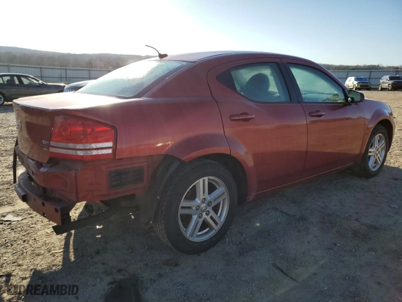 2008 Dodge Avenger SXT with VIN 1B3LC56R88N222955, listed as a Copart auction lot 48316285 with 153,148 mi miles and Salvage Title. Bid and sale history available at carsss.com. Image 3.