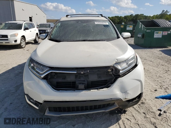 2018 Honda CR-V Touring with VIN 5J6RW1H9XJL010690, listed as a Copart auction lot 53554015 with 90,158 mi miles and Salvage Title. Bid and sale history available at DreamBid. Image 5.