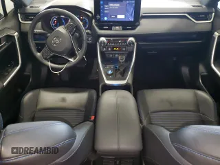 2023 Toyota RAV4 Hybrid XSE with VIN JTME6RFV5PD537302, listed as a Copart auction lot 58723145 with 37,829 mi miles and Salvage title. Bid and sale history available at DreamBid. Image 8.