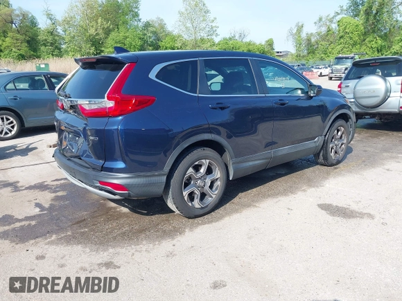 2017 Honda CR-V EX with VIN 2HKRW2H54HH682784, listed as a IAAI auction lot 42117213 with 133,860 mi miles. Bid and sale history available at carsss.com. Image 4.