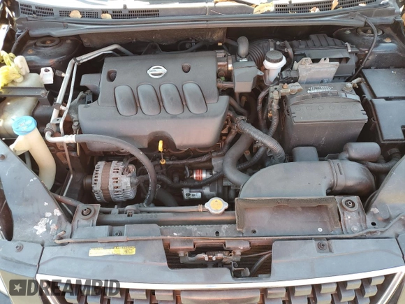 2008 Nissan Sentra S with VIN 3N1AB61E08L754755, listed as a Copart auction lot 53547425 with 137,686 mi miles and Salvage Title. Bid and sale history available at DreamBid. Image 12.