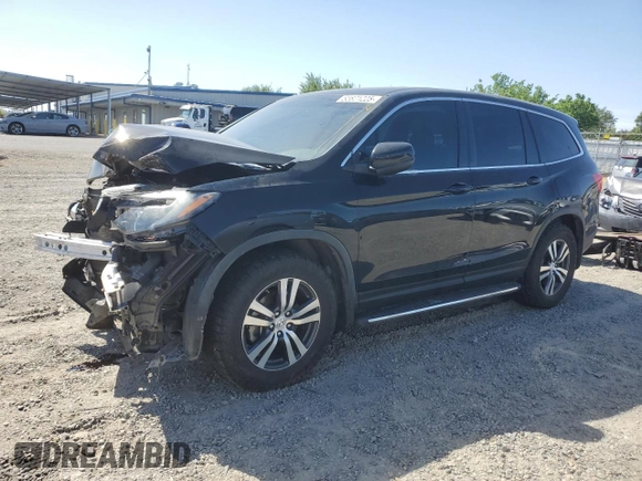2017 Honda Pilot EX-L z VIN 5FNYF6H59HB092985, wystawiony jako Copart lot #55621225 z przebiegiem 86 510 mil mil oraz Szkoda całkowita • Salvage title. Historia ofert i sprzedaży dostępna na DreamBid. Obrazek 1.