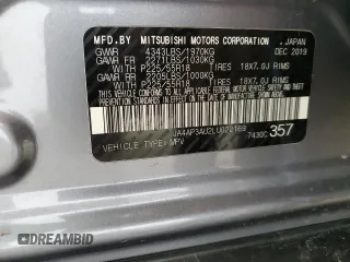 2020 Mitsubishi Outlander Sport ES 2.0 with VIN JA4AP3AU2LU022169, listed as a Copart auction lot 44949425 with 79,405 mi miles and Salvage Title. Bid and sale history available at carsss.com. Image 13.