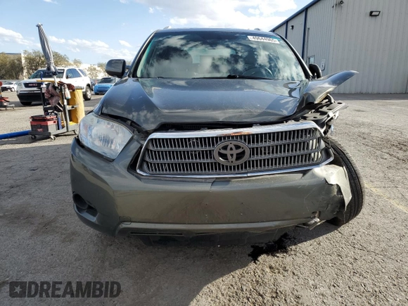 2010 Toyota Highlander Hybrid with VIN JTEBW3EH8A2045874, listed as a Copart auction lot 49644965 with 130,070 mi miles and Salvage Title. Bid and sale history available at carsss.com. Image 5.