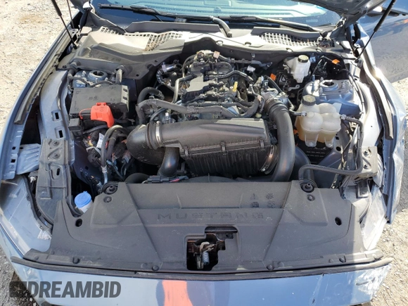 2024 Ford Mustang EcoBoost with VIN 1FA6P8THXR5107004, listed as a Copart auction lot 56758395 with 25,322 mi miles and Salvage title. Bid and sale history available at DreamBid. Image 11.
