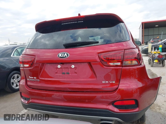 2019 Kia Sorento EX V6 with VIN 5XYPHDA54KG472174, listed as a IAAI auction lot 41509308 with 41,463 mi miles. Bid and sale history available at carsss.com. Image 17.