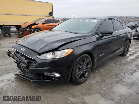 2018 Ford Fusion Hybrid SE with VIN 3FA6P0LU4JR128088, listed as a Copart auction lot 72694472 with 152,684 mi miles. Bid and sale history available at carsss.com. Image 1.
