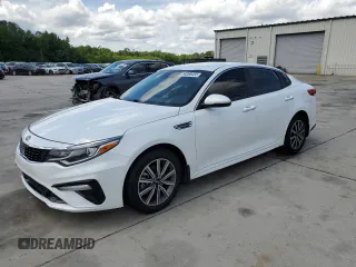 2019 Kia Optima LX with VIN 5XXGT4L37KG347118, listed as a Copart auction lot 56398455 with 119,428 mi miles and Salvage title. Bid and sale history available at DreamBid. Image 1.