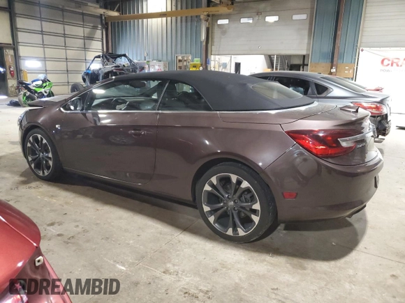 2016 Buick Cascada Premium с VIN W04WT3N50GG123624, выставлен на аукционе Copart как лот 54413675 с пробегом 68 636 миль миль и Списание • Salvage title. История ставок и продаж доступна на DreamBid. Изображение 2.