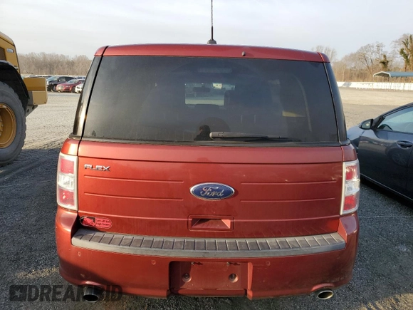 2014 Ford Flex SE with VIN 2FMGK5B81EBD22995, listed as a Copart auction lot 48951365 with 178,479 mi miles and Salvage Title. Bid and sale history available at carsss.com. Image 6.