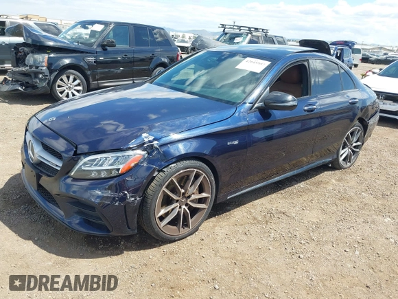 2020 Mercedes-Benz C 43 AMG with VIN 55SWF6EB2LU330233, listed as a IAAI auction lot 42045987 with 84,549 mi miles and . Bid and sale history available at carsss.com. Image 17.