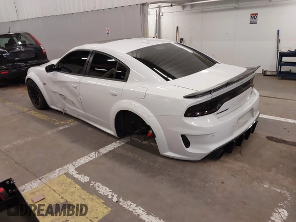 2021 Dodge Charger Scat Pack with VIN 2C3CDXGJ6MH563553, listed as a IAAI auction lot 41745898 with 39,844 mi miles and . Bid and sale history available at DreamBid. Image 3.