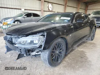 2017 Chevrolet Camaro 1LT with VIN 1G1FB1RX8H0132843, listed as a Copart auction lot 85112934 with 96,952 mi miles and Salvage Title. Bid and sale history available at carsss.com. Image 1.