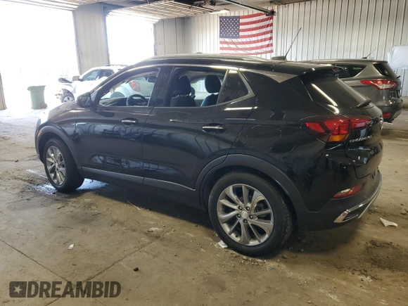 2022 Buick Encore GX Essence with VIN KL4MMFSL1NB134196, listed as a Copart auction lot 61568115 with 14,707 mi miles and Salvage title. Bid and sale history available at DreamBid. Image 2.