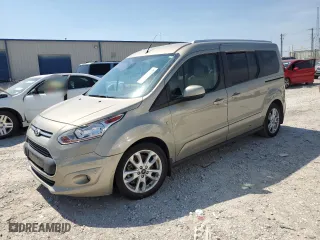2015 Ford Transit Connect Wagon Titanium with VIN NM0GE9G72F1189290, listed as a Copart auction lot 66922094 with 73,660 mi miles and Salvage Title. Bid and sale history available at carsss.com. Image 1.