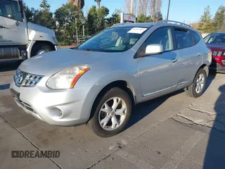 2011 Nissan Rogue SV with VIN JN8AS5MT1BW166774, listed as a IAAI auction lot 41343055 with 117,904 mi miles. Bid and sale history available at carsss.com. Image 2.