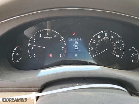 2011 Hyundai Genesis with VIN KMHGC4DE8BU127802, listed as a Copart auction lot 52614475 with 148,803 mi miles and Salvage Title. Bid and sale history available at carsss.com. Image 9.