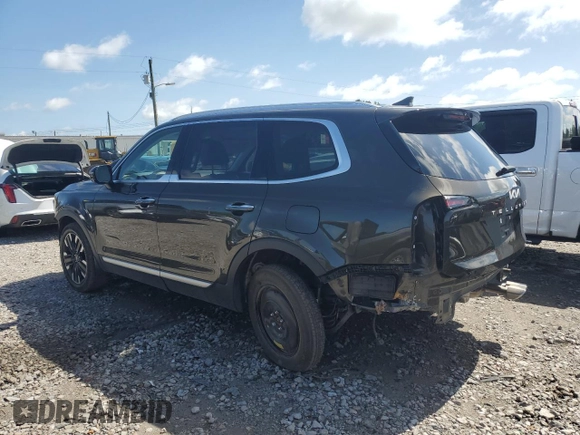 2023 Kia Telluride SX Prestige with VIN 5XYP5DGC5PG387088, listed as a Copart auction lot 60807605 with 70,674 mi miles and Salvage title. Bid and sale history available at DreamBid. Image 2.
