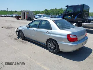 2004 Subaru Impreza Sedan (Natl) WRX with VIN JF1GD29644G525152, listed as a IAAI auction lot 39492232 with 147,345 mi miles. Bid and sale history available at carsss.com. Image 3.