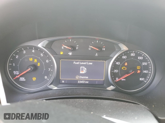 2023 GMC Terrain SLT with VIN 3GKALVEG0PL138041, listed as a Copart auction lot 52721145 with 33,451 mi miles and Salvage title. Bid and sale history available at DreamBid. Image 9.