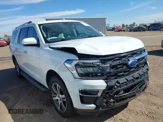 2024 Ford Expedition Max Limited with VIN 1FMJK1K87REA65544, listed as a IAAI auction lot 41627008 with 33,380 mi miles and . Bid and sale history available at DreamBid. Image 1.