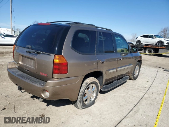 2002 GMC Envoy SLT with VIN 1GKDT13S922346832, listed as a Copart auction lot 48412145 with 209,866 mi miles and Salvage Title. Bid and sale history available at carsss.com. Image 3.