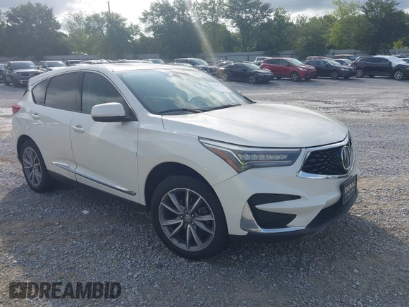 2019 Acura RDX Technology with VIN 5J8TC2H50KL000390, listed as a IAAI auction lot 42420742 with 91,176 mi miles and . Bid and sale history available at DreamBid. Image 1.