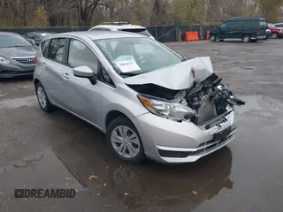2019 Nissan Note SV with VIN 3N1CE2CP9KL365305, listed as a IAAI auction lot 38089427 with 83,108 mi miles and . Bid and sale history available at DreamBid. Image 1.
