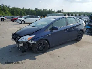 2015 Toyota Prius Four with VIN JTDKN3DU0F0430189, listed as a Copart auction lot 59478155 with 39,329 mi miles and Salvage title. Bid and sale history available at DreamBid. Image 1.