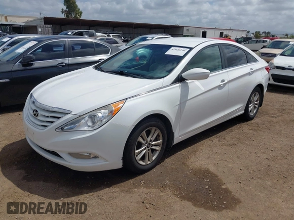 2013 Hyundai Sonata GLS with VIN 5NPEB4AC8DH570451, listed as a IAAI auction lot 41920296 with 136,123 mi miles and . Bid and sale history available at carsss.com. Image 2.