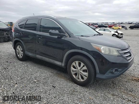 2013 Honda CR-V EX-L with VIN 2HKRM4H71DH629909, listed as a Copart auction lot 51331395 with 99,066 mi miles and Salvage Title. Bid and sale history available at carsss.com. Image 4.