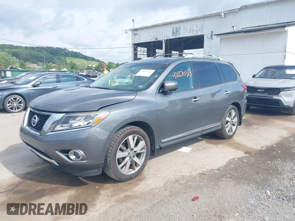 2016 Nissan Pathfinder SL with VIN 5N1AR2MM5GC613495, listed as a IAAI auction lot 42670313 with 84,118 mi miles and . Bid and sale history available at DreamBid. Image 2.
