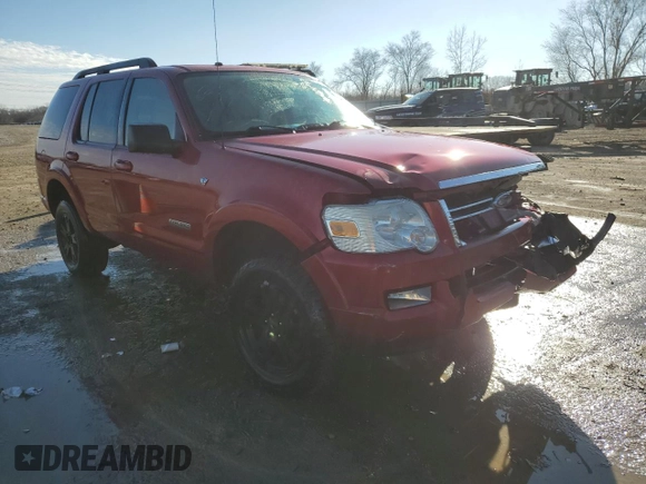 2008 Ford Explorer XLT with VIN 1FMEU73838UA85260, listed as a Copart auction lot 46946325 with 241,704 mi miles and Salvage Title. Bid and sale history available at carsss.com. Image 4.